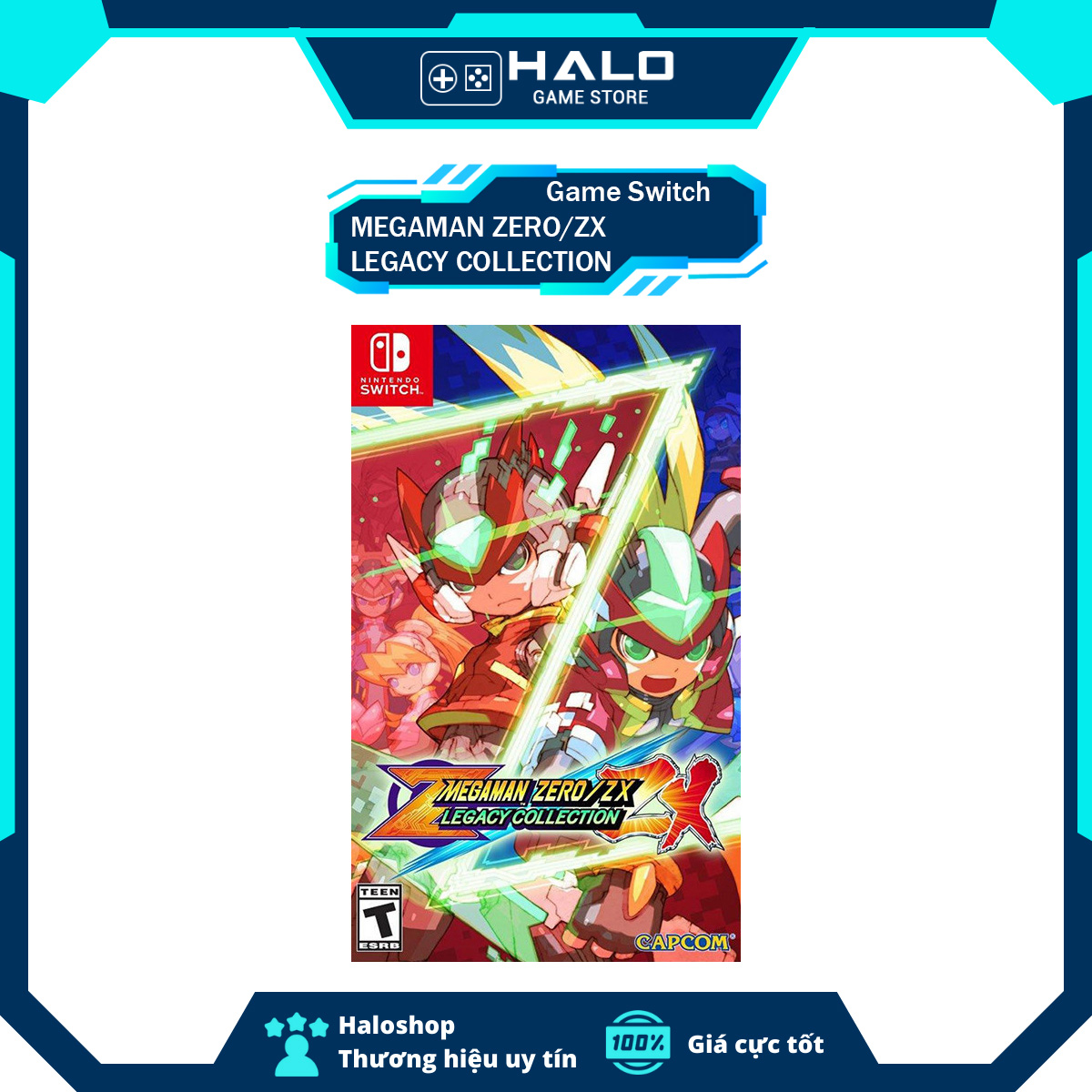 Thẻ Game Switch MEGAMAN ZERO/ZX LEGACY COLLECTION