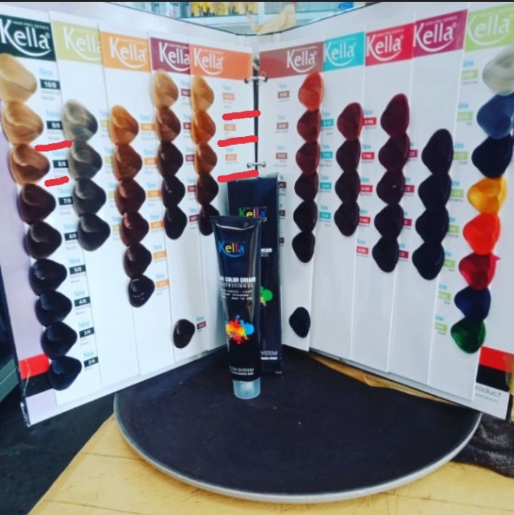 Kella Hair Dye Tube (Price for 1 Tube Without Dyeing Oxygen)