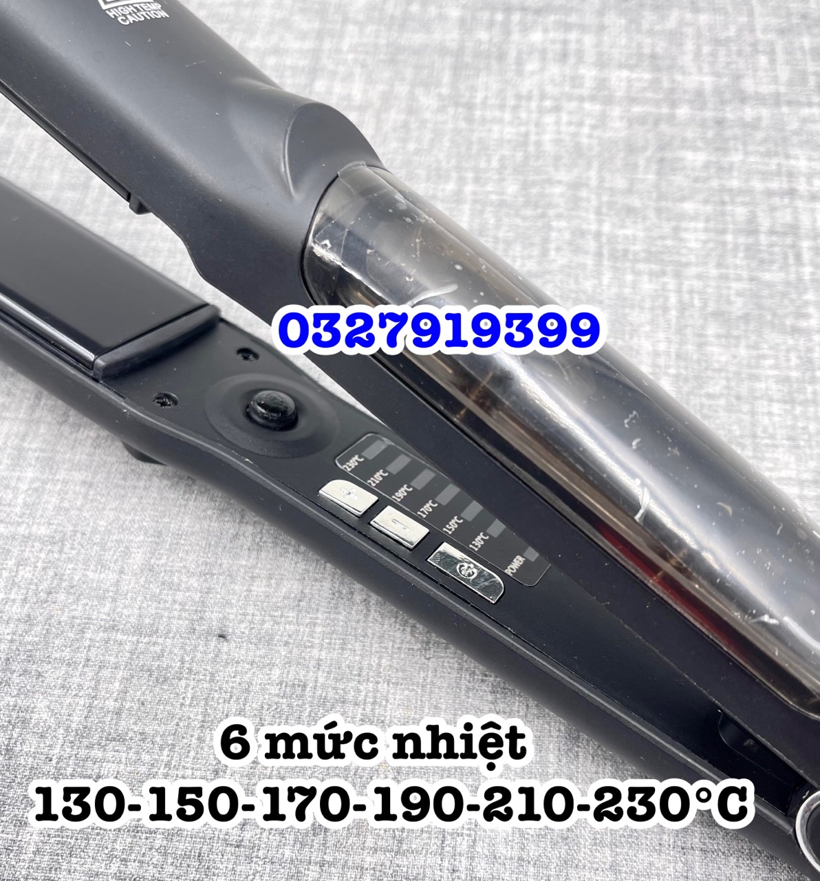 Professional 0088 - Máy duỗi tóc hơi nước cao cấp, chất liệu gốm ceremic chống dính, 6 mức nhiệt độ, dây xoay 360 độ, bảo hành 03 tháng