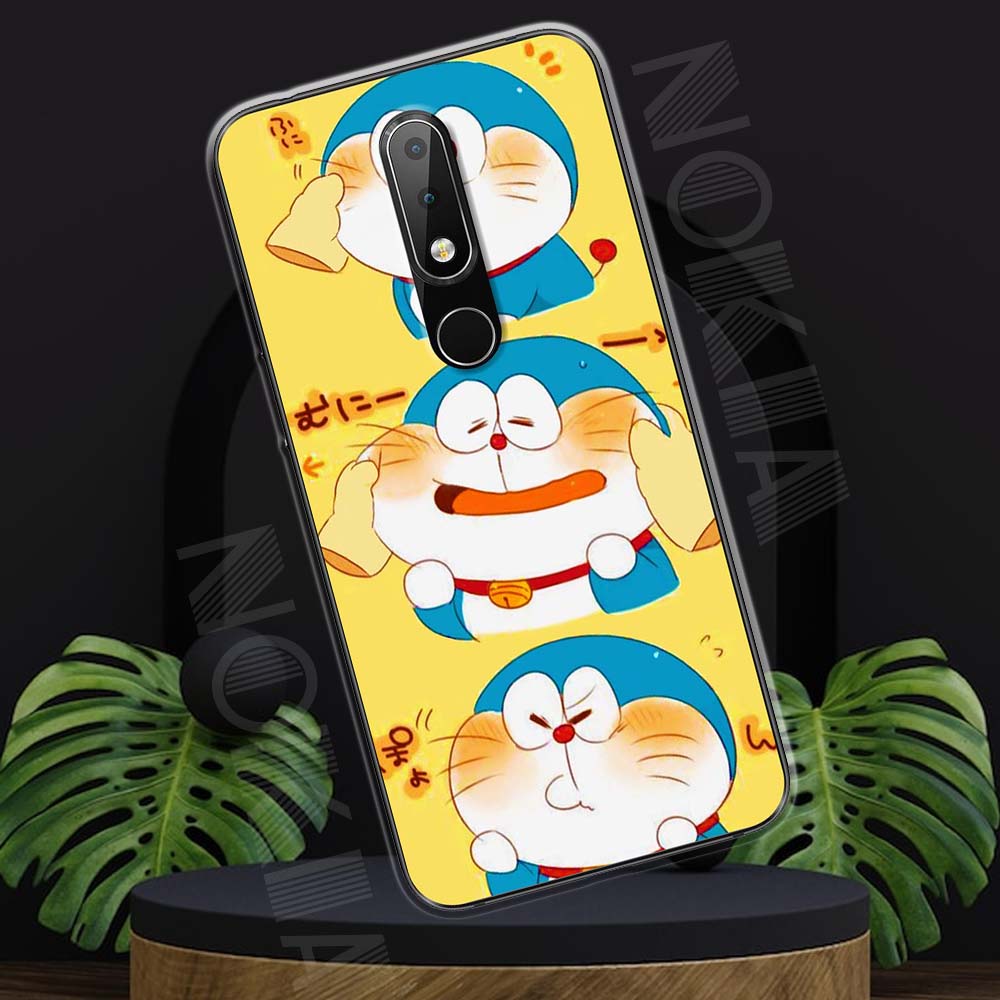 Ốp lưng Nokia 3.1 Plus mẫu BST Doraemon. One Piece, Dragon ball