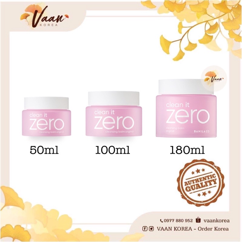 Sáp Tẩy Trang Clean It Zero Cleansing Balm Original