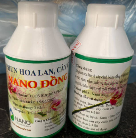Nano đồng cho hoa lan cây cảnh 100ml