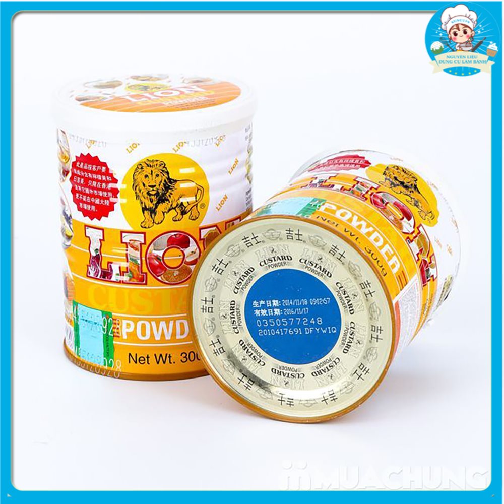 Bột custard sư tử lion hộp 300g loại ngon bột sư tử chế biến được nhiều món ăn thơm ngon, hấp dẫn