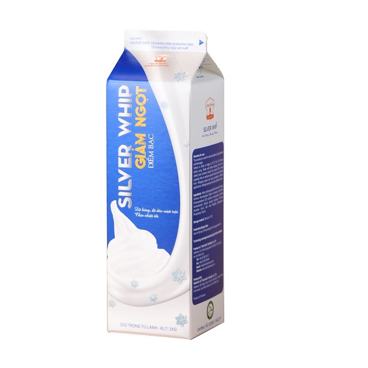 Kem Silver Whip Giảm Ngọt 1Kg