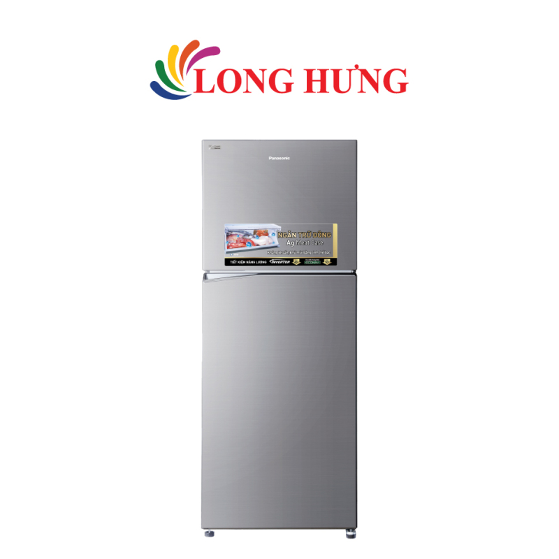 Tủ lạnh Panasonic Inverter 326 lít NR-BL359PSVN - Hàng chính hãng - Có Inverter, Cảm biến ECO, Tinh thể Ag khử mùi, Ngăn trữ đông Ag meat case và khay kính chịu lực