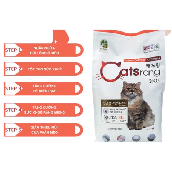 Thức ăn hạt cho mèo - Hạt catsrang bao 5kg