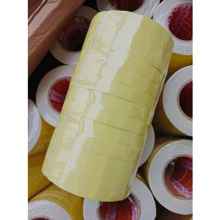 Băng dính 2 mặt xốp vàng dày 18mm