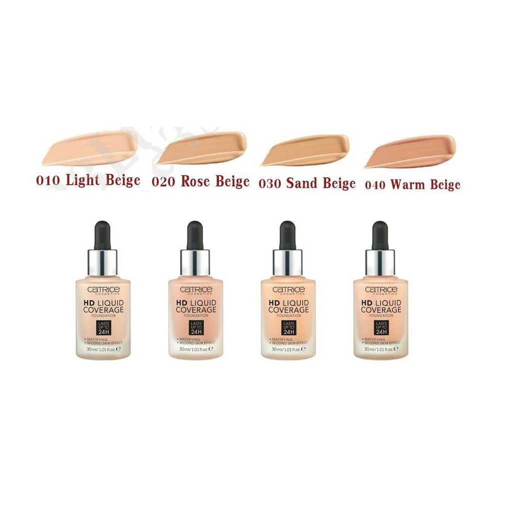 Kem nền CATRICE HD Liquid Coverage 24h