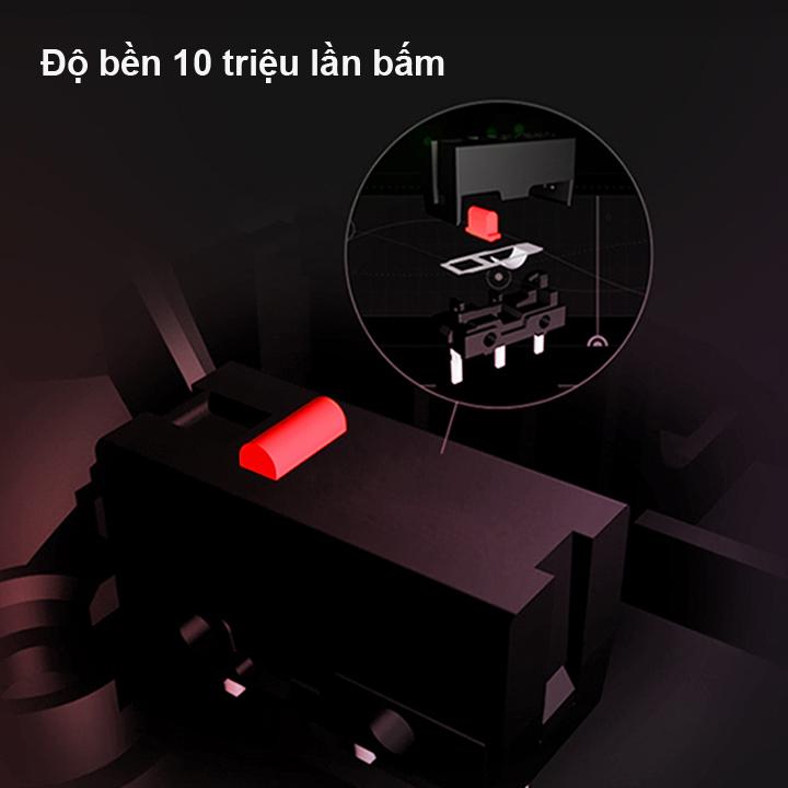 Chuột Game K-SNAKE M5 Đèn led RGB màu tự thay đổi
