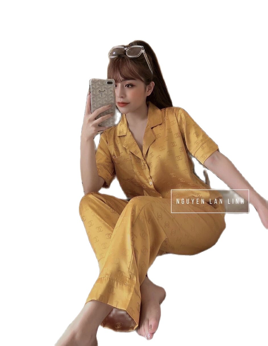 Bộ đồ Pijama lụa ❤️ Bộ lụa gấm tay ngắn quần dài [ HÀNG ĐẸP CHUẨN ]- bộ đồ sau sinh