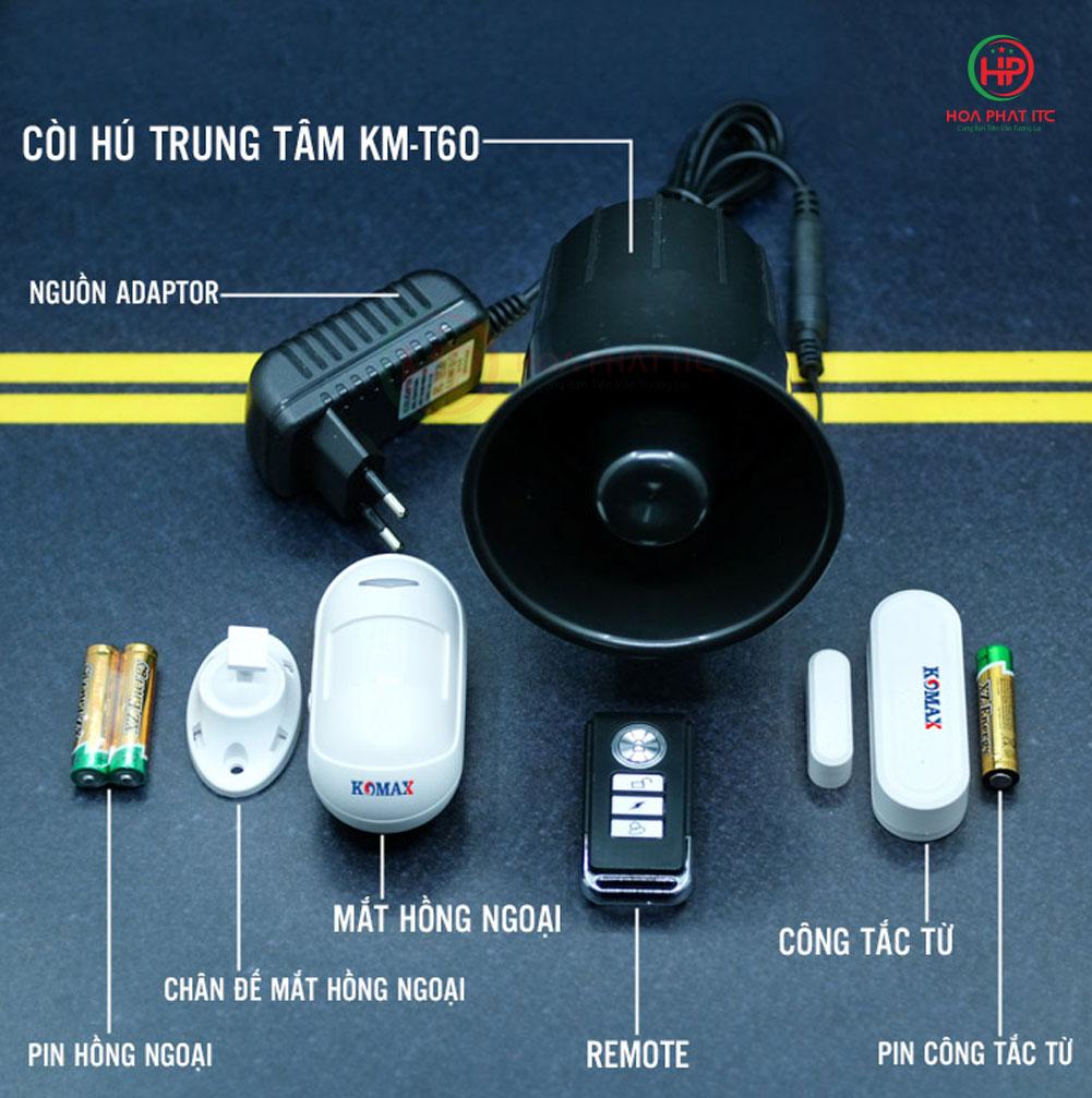 Bộ chống trộm trung tâm Komax KM-T60