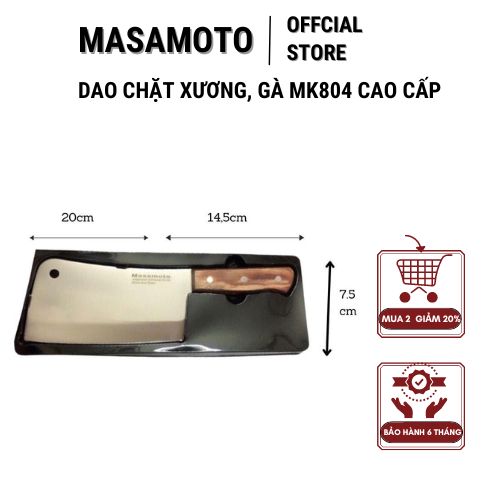 Dao chặt siêu sắc  Masamoto Mk804