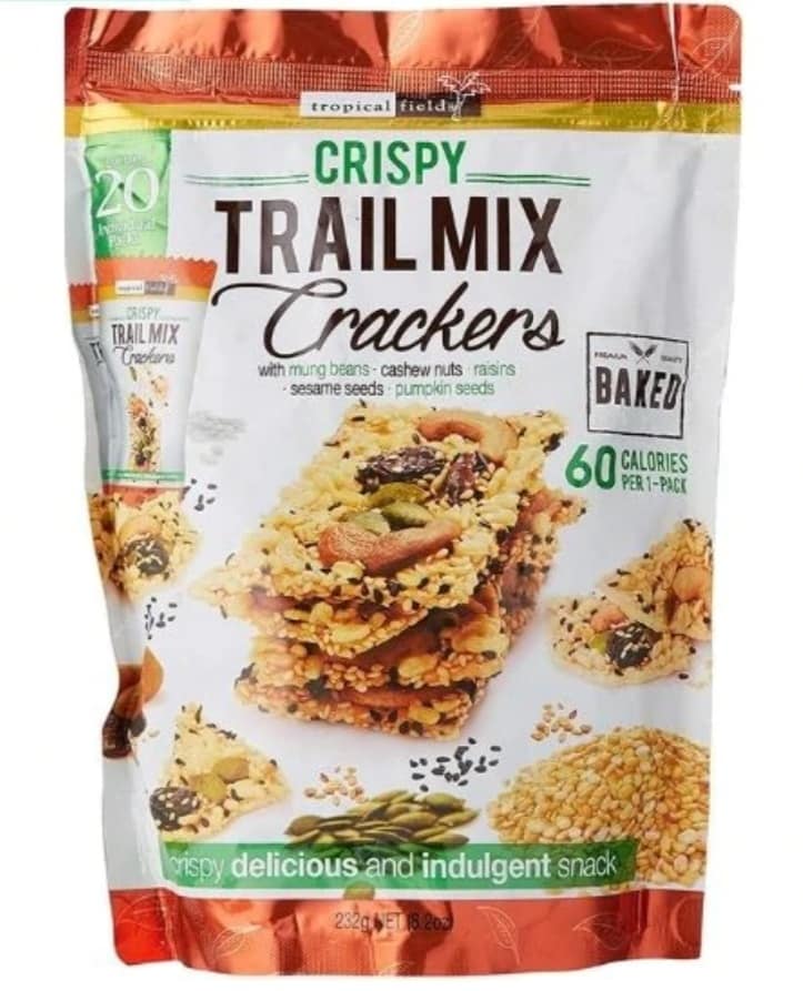 Bánh crispy trail mix crackers 232g