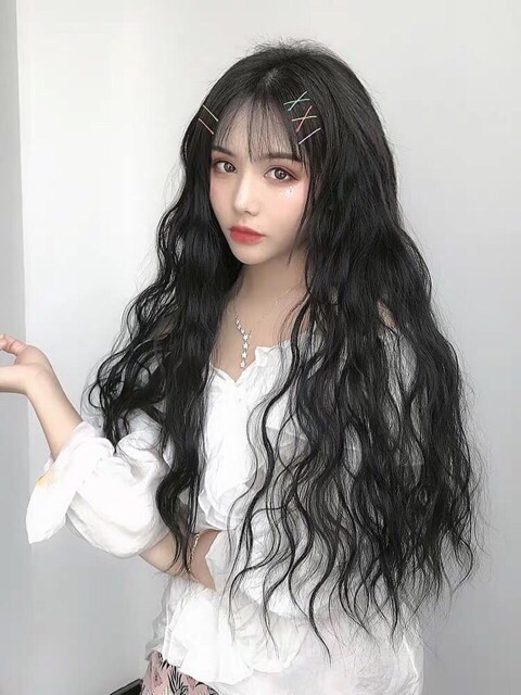tóc giả kẹp phím xù❤️💝freeship-ảnh thật