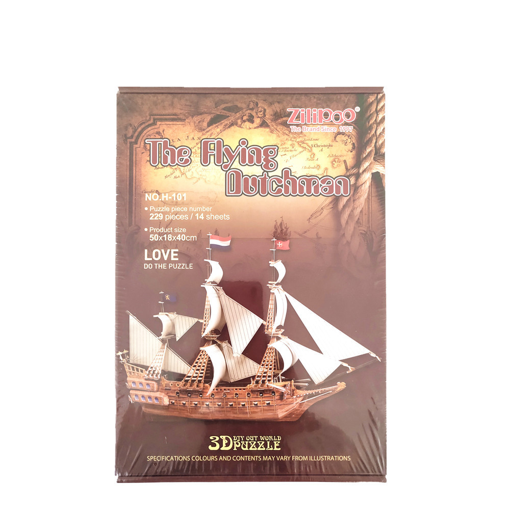 BỘ LẮP RÁP MÔ HÌNH 3D- TÀU THE FLYING DUTCHMAN [7+]