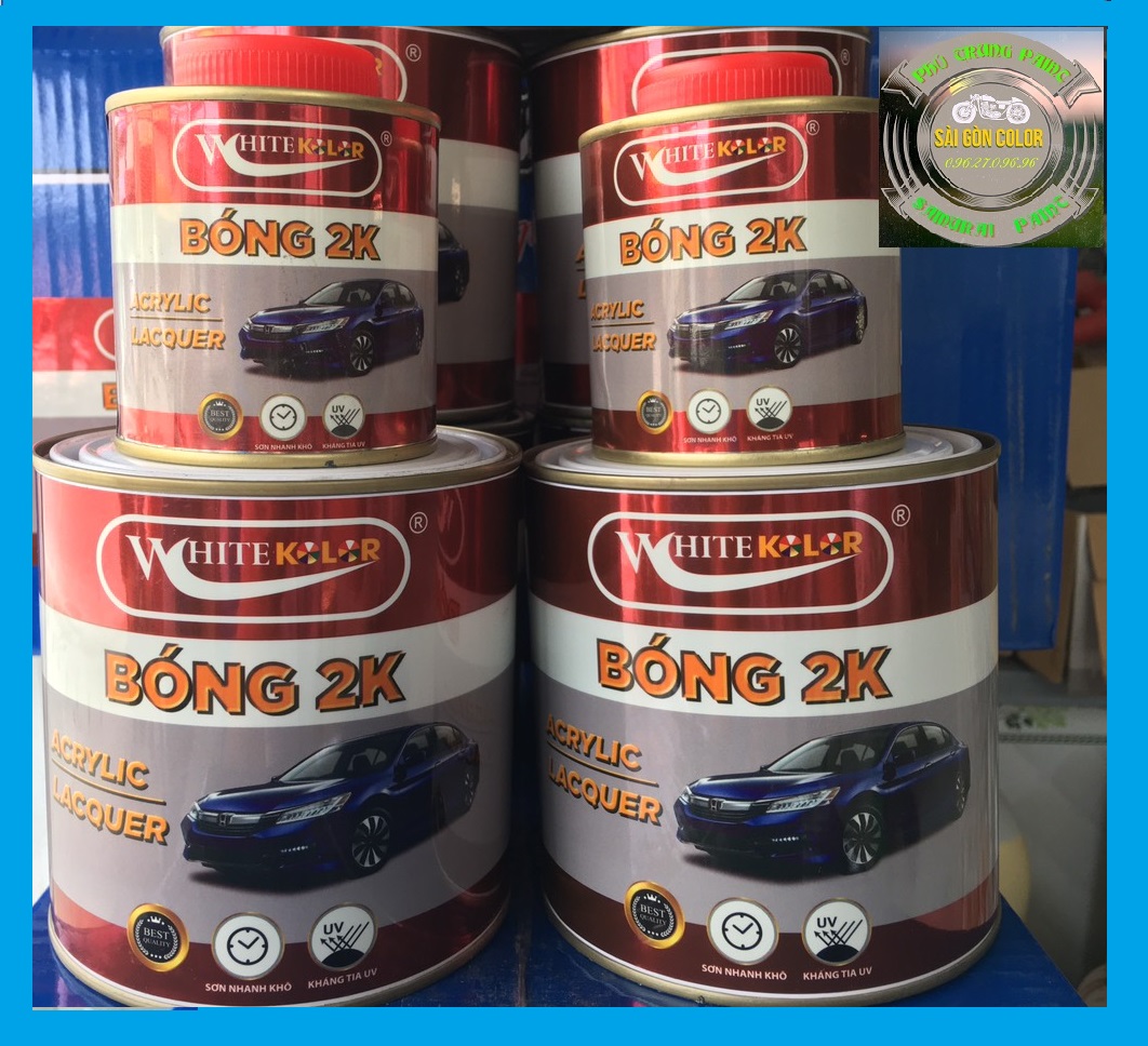 DẦU BÓNG 2K XINGFA DÙNG CHO SẮT KẼM, GỖ CẶP 1.2KG
