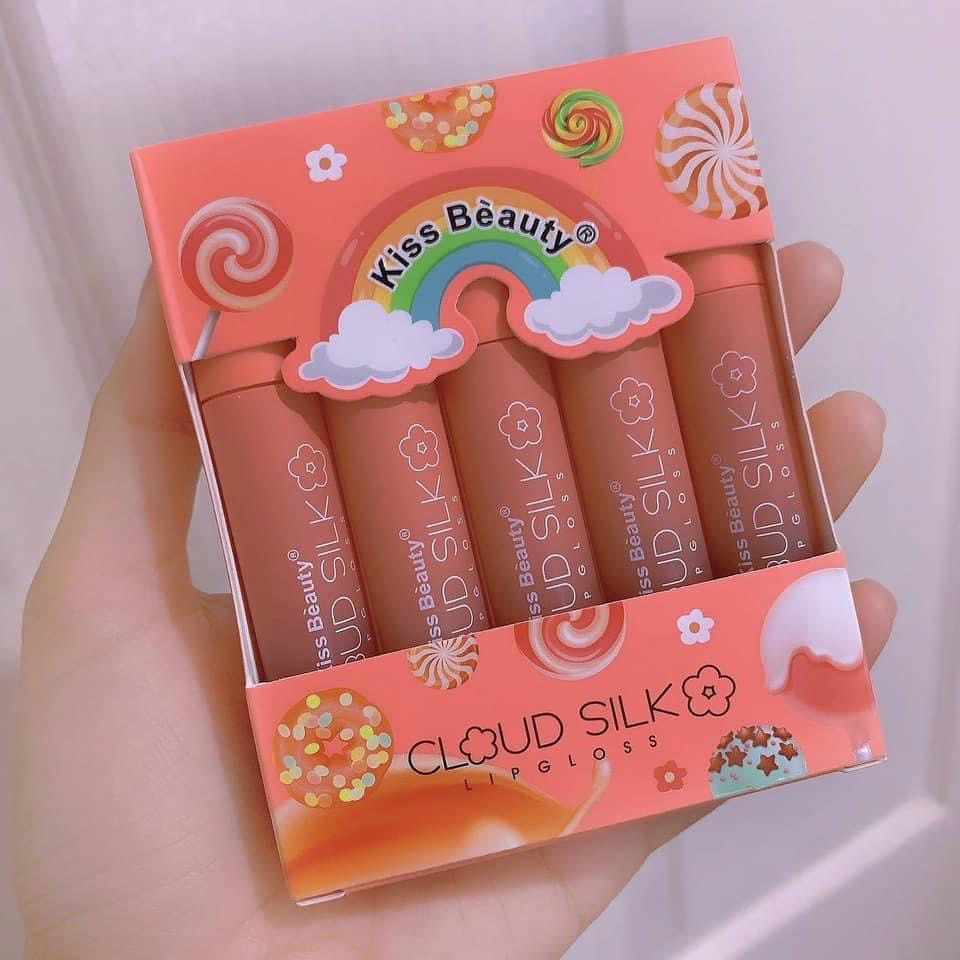 [HCM]Set 5 Cây Son kem Could Silk Cầu Vồng