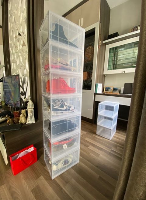 Combo 10 hộp đựng giày Trắng Rapbox