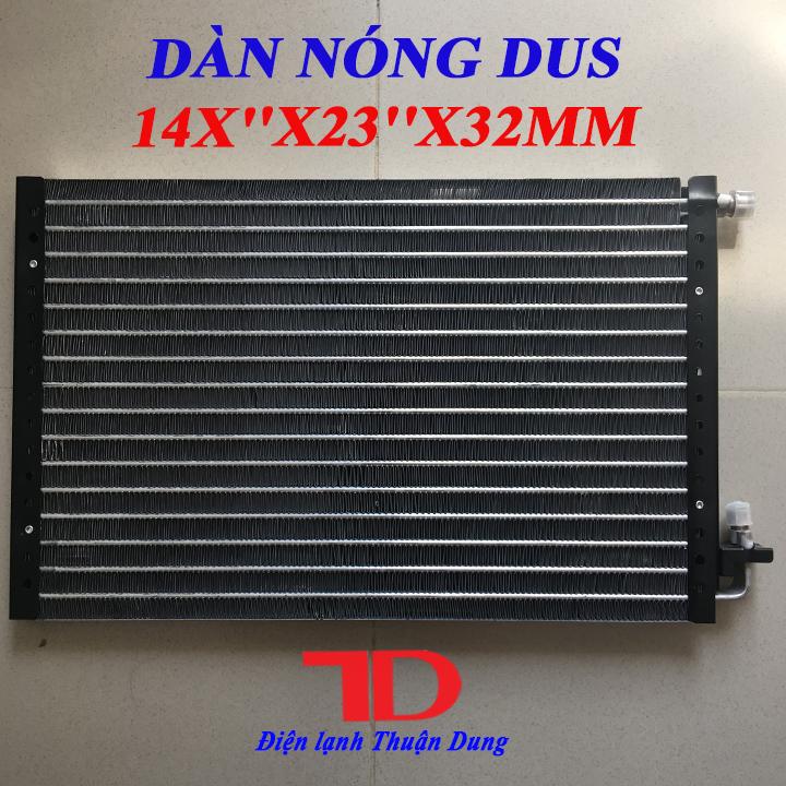 Dàn nóng DUS 14x23inch 36x59cm dày 32mm điều hòa ô tô - Điện Lạnh Thuận Dung