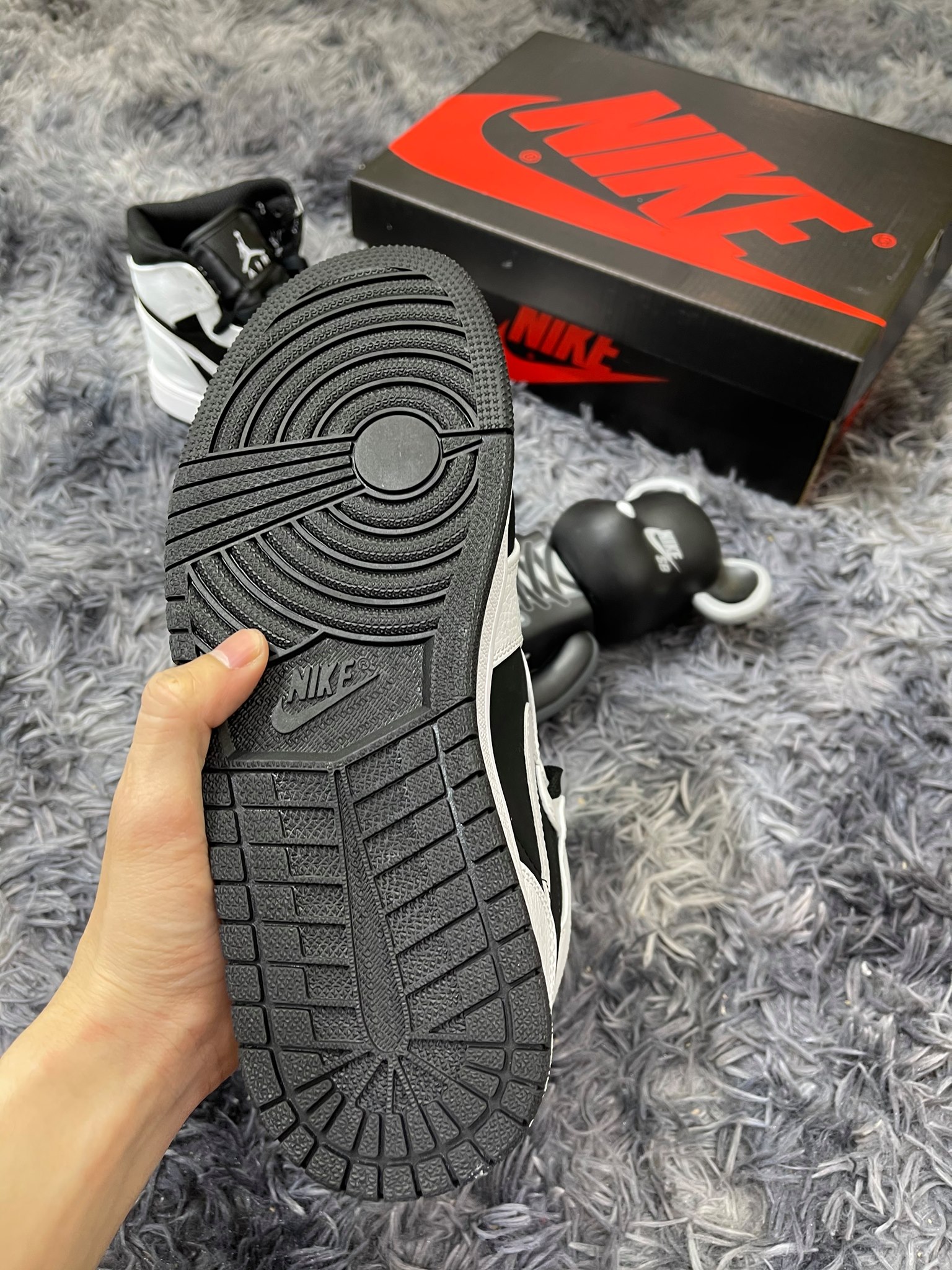 (FREESHIP+ QUÀ TẶNG)Giày Sneaker JD PANDA TRẮNG  [Full Box] D&P HÀNG SIÊU CẤP