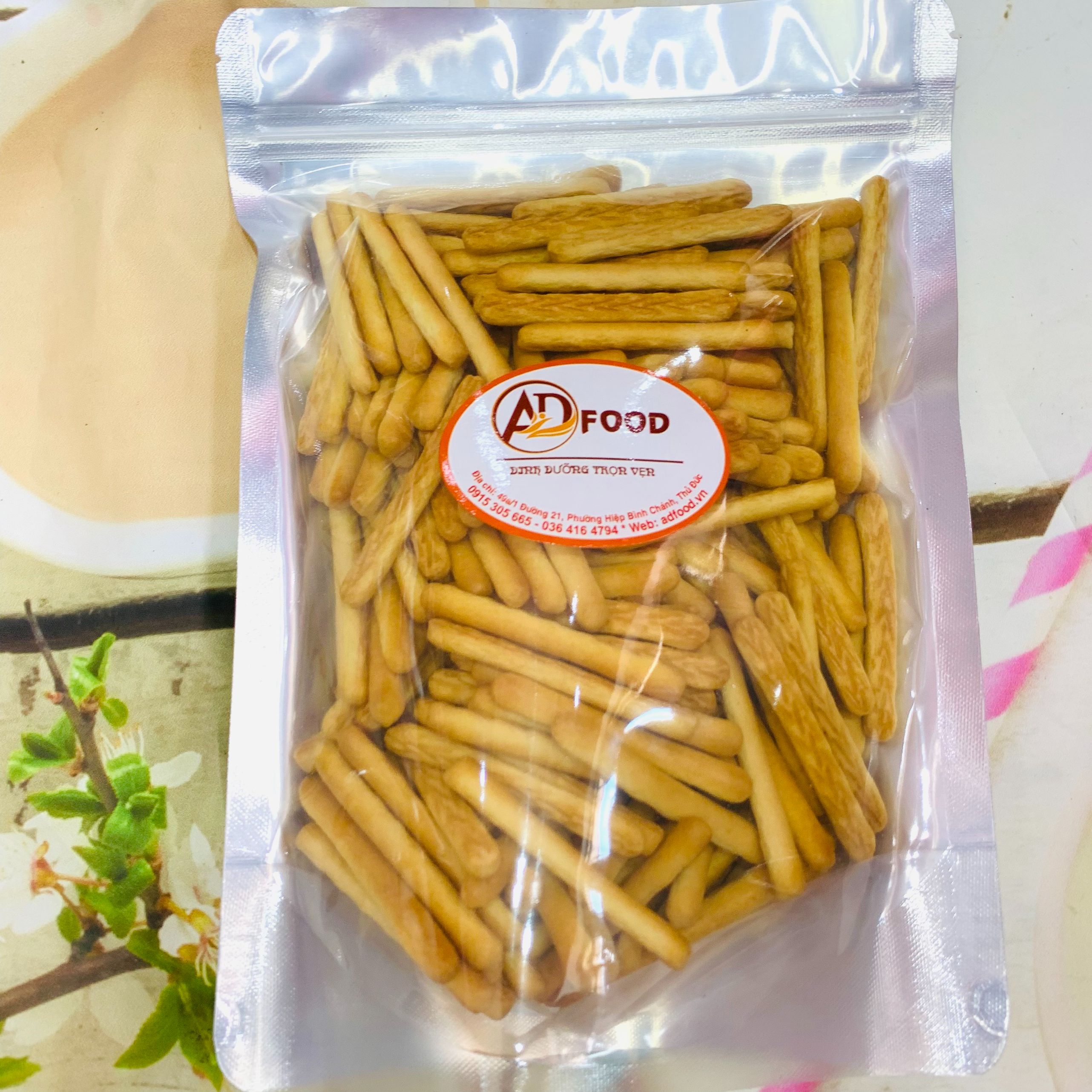 Bánh quy đũa bơ sữa  gói 100gr