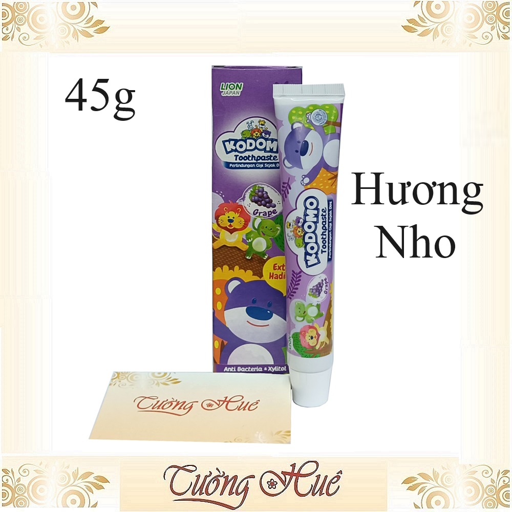 Kem đánh răng trẻ em KODOMO - 45g ( Nhiều Mùi Lựa Chọn )