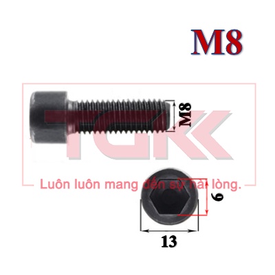 Bulong LGC đầu trụ M8