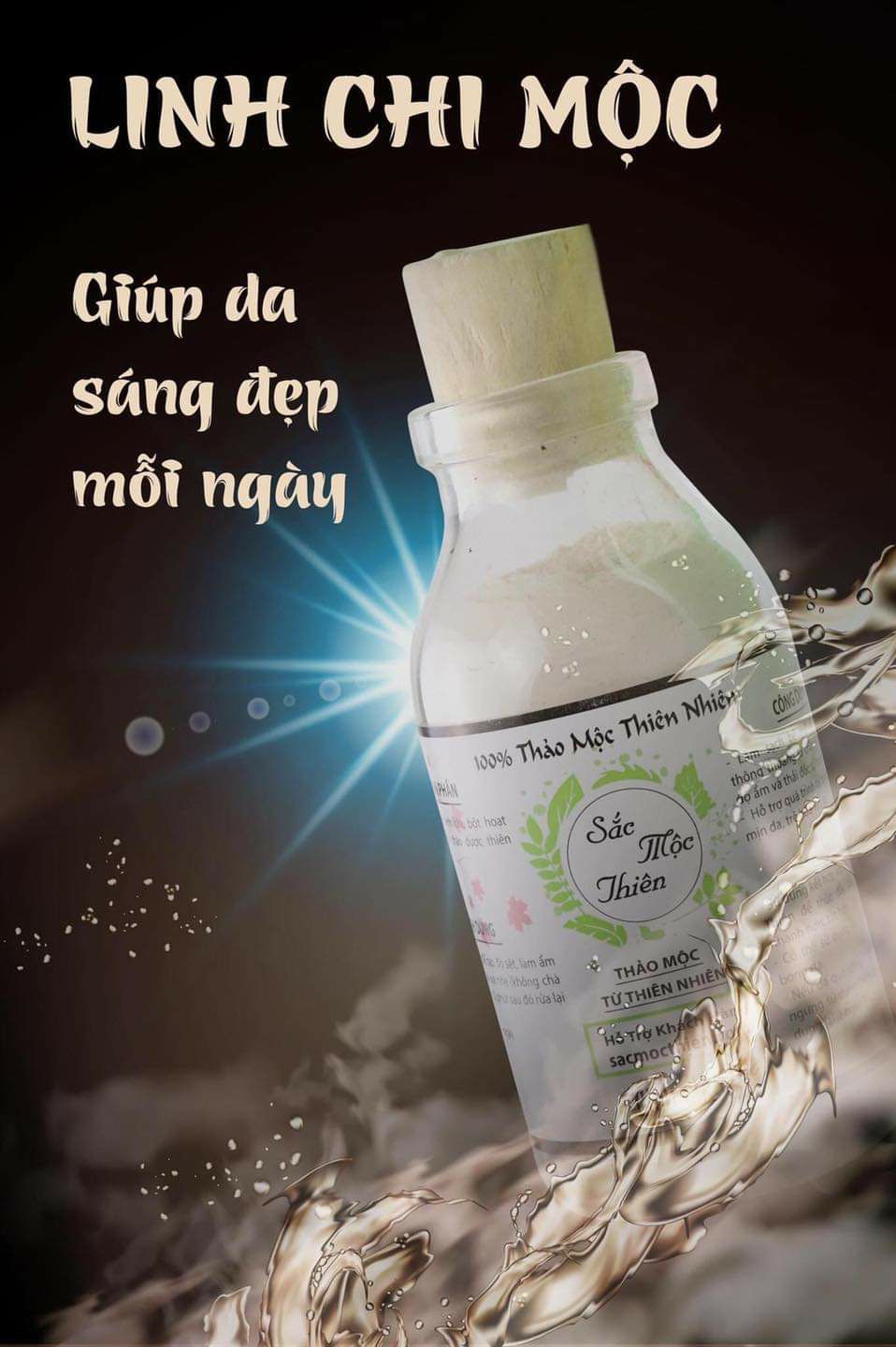 Bột Rửa Mặt Sắc Mộc Thiên Linh Chi Mộc Chính Hãng