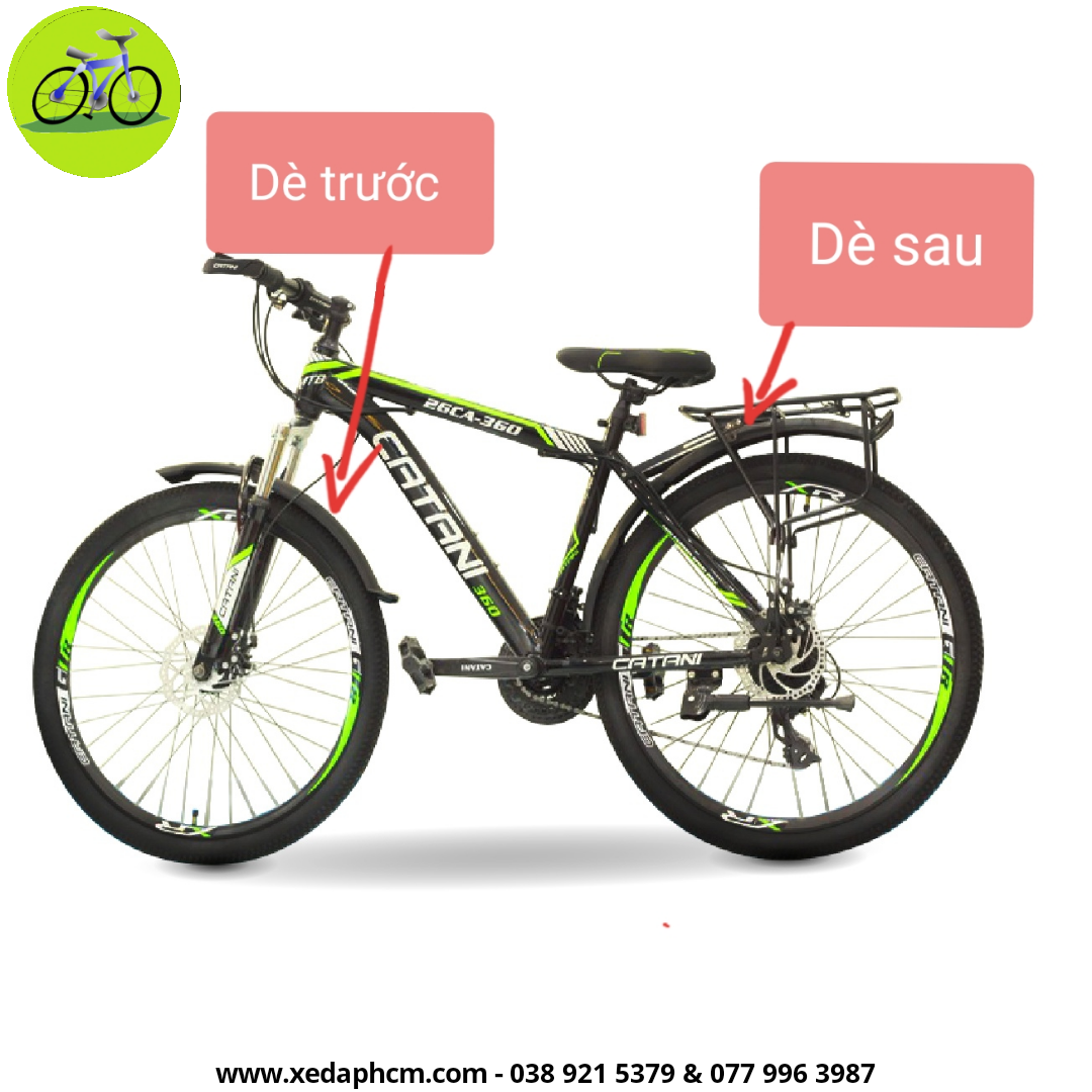 [HCM]Dè chắn bùn xe đạp thể thao nhựa dẻo