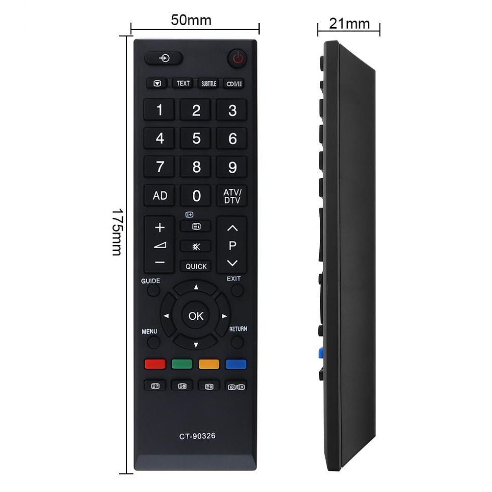 CT-90326 Universal TV Remote Control Replacement Remote Controller with 8M Transmission Distance for Toshiba
