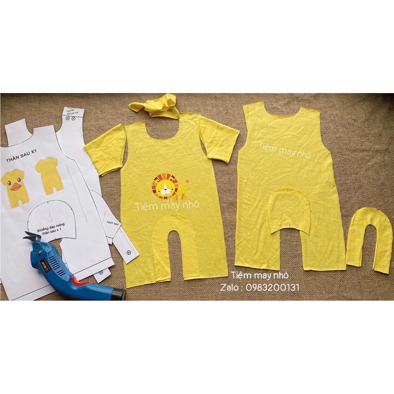 SS39_ RẬP GIẤY May Body Sơ Sinh