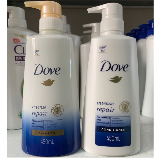 Dầu gội và xả Dove Thái Lan chai 410ml