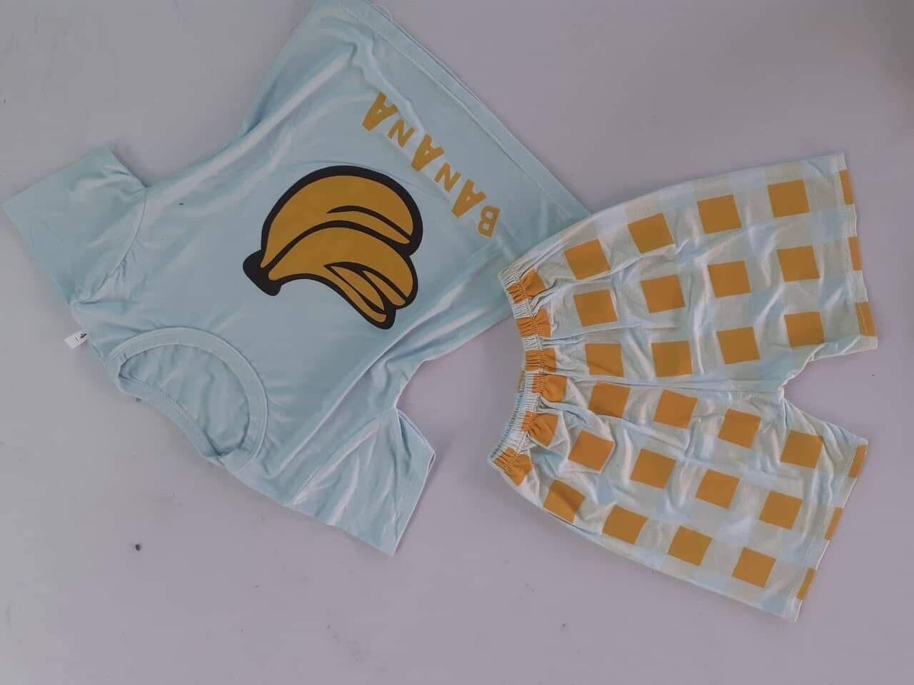 Bộ quần áo hoa qủa cho bé gái