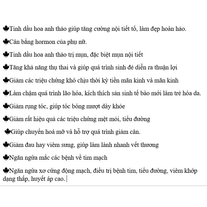 TINH DẦU HOA ANH THẢO Đức