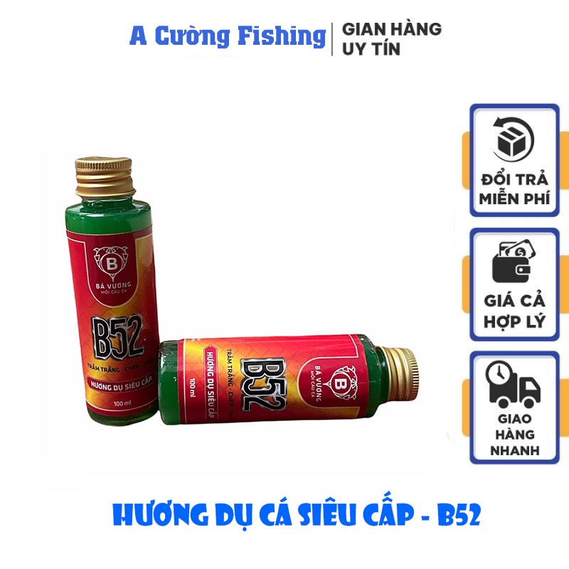 Hương dụ cá siêu cấp b52 bá vương - chuyên trắm trắng, chép, trôi