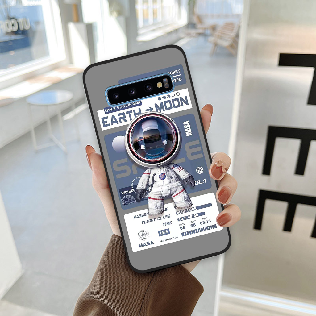 Ốp lưng samsung galaxy s10 / s10 5g / s10 plus / s10+ / s10e phi hành gia astronaut 3d độc đáo