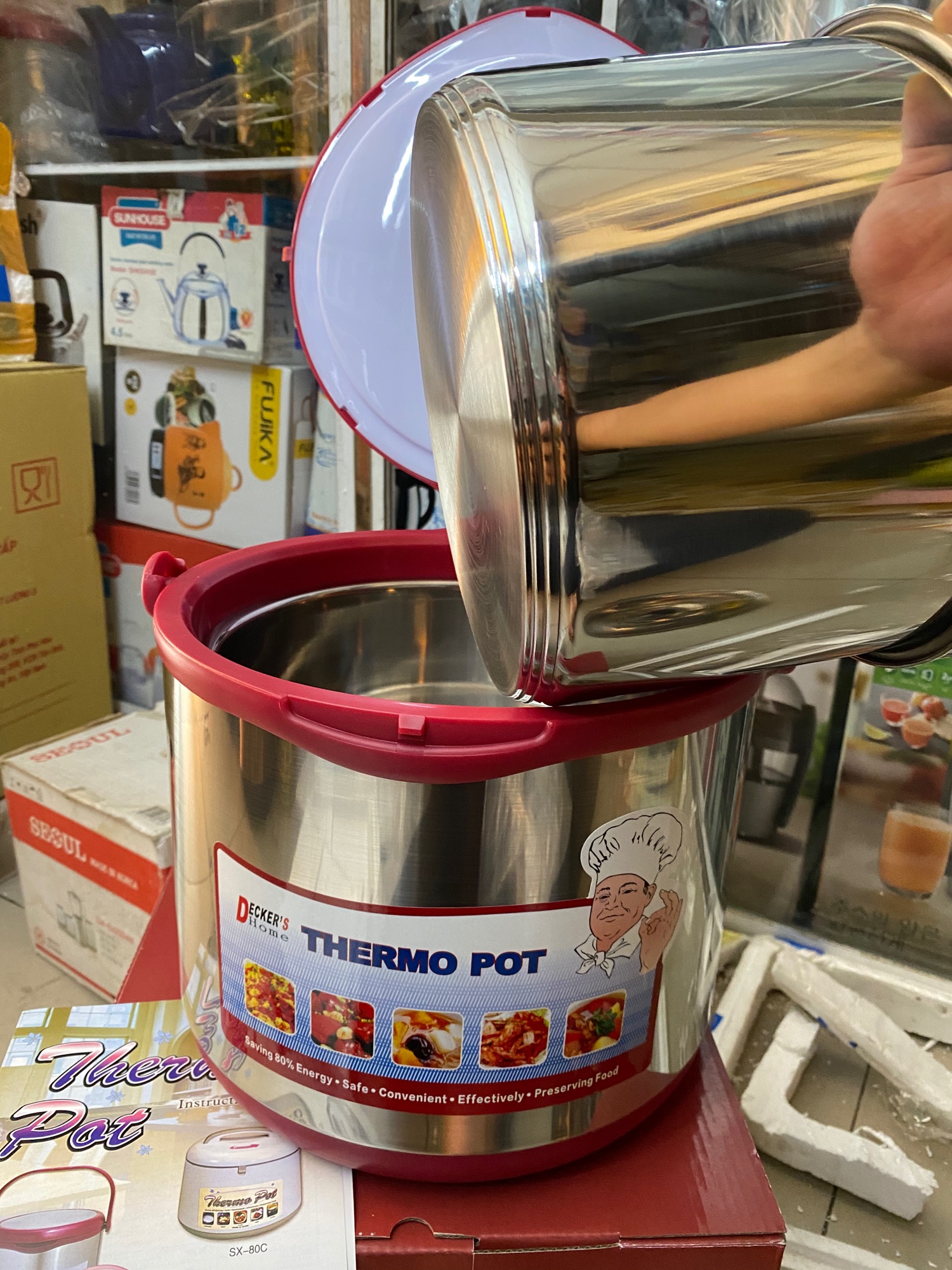 Nồi ủ decker home 5 lít