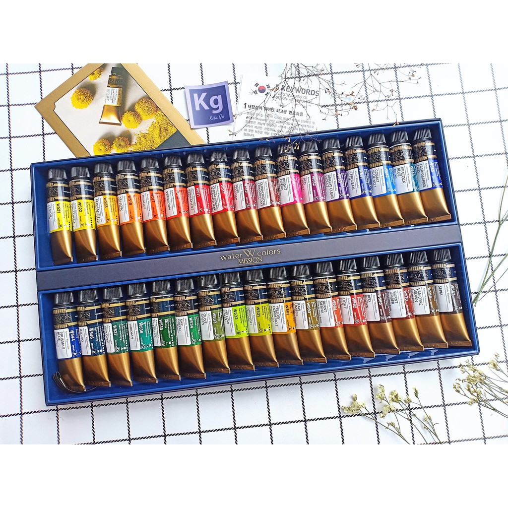 [Trả góp 0%] Màu Nước Mijello Mission Gold Hàn Quốc