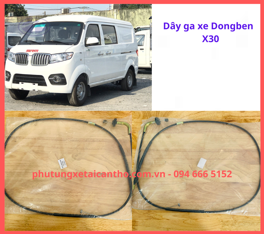 Dây côn, dây ga, dây số xe Dongben X30