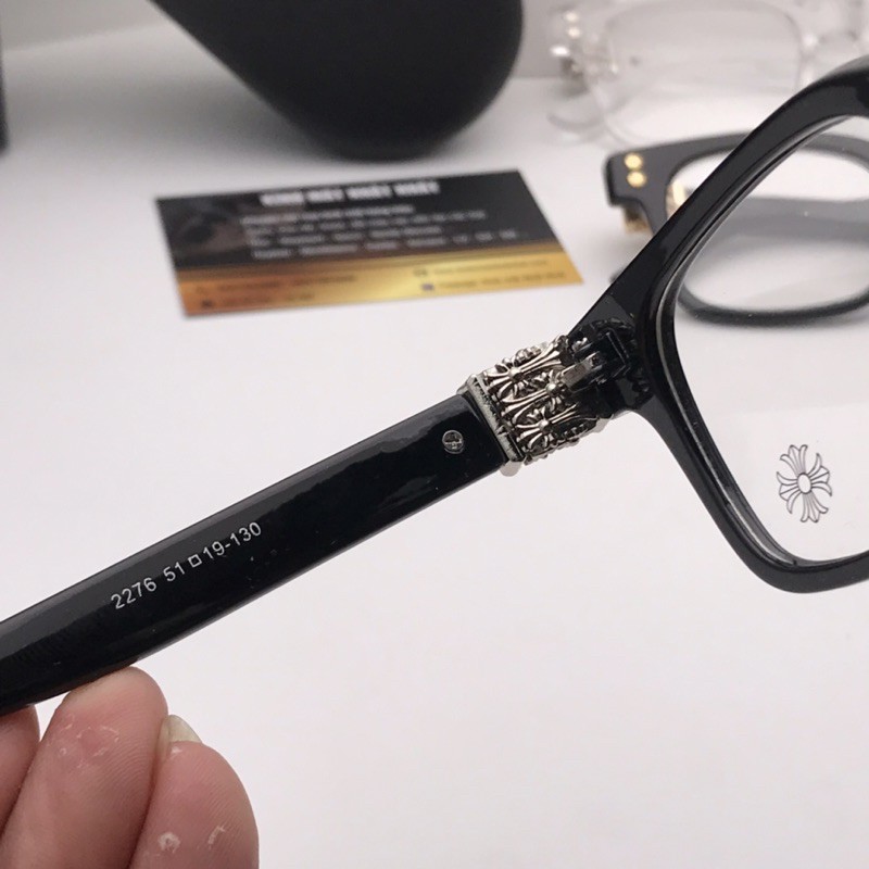 Gọng kính Chrome-Hearts mắt vuông cá tính S3