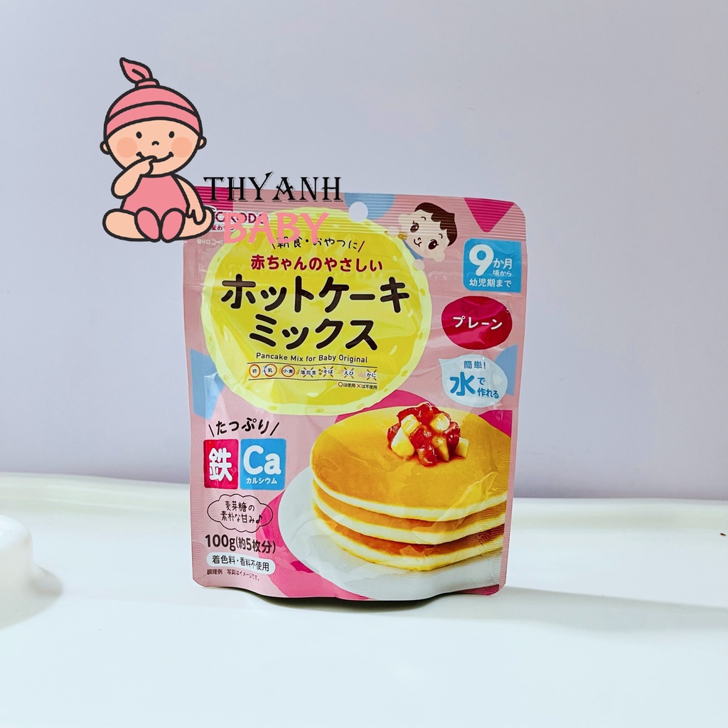 Bột Làm Bánh Pancake Wakodo Nhật Bản 100gr
