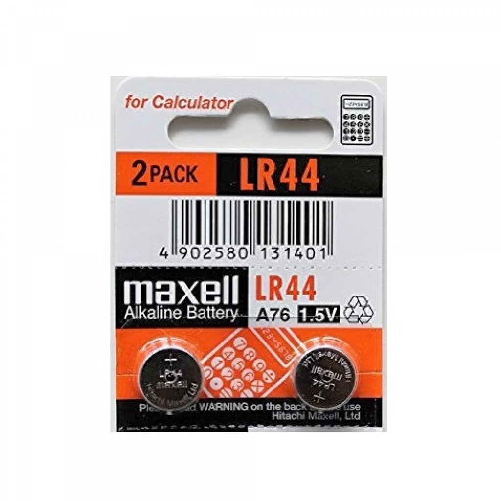 Pin Maxell LR44 A76 1.5V chính hãng - Pin cúc áo Maxell LR44