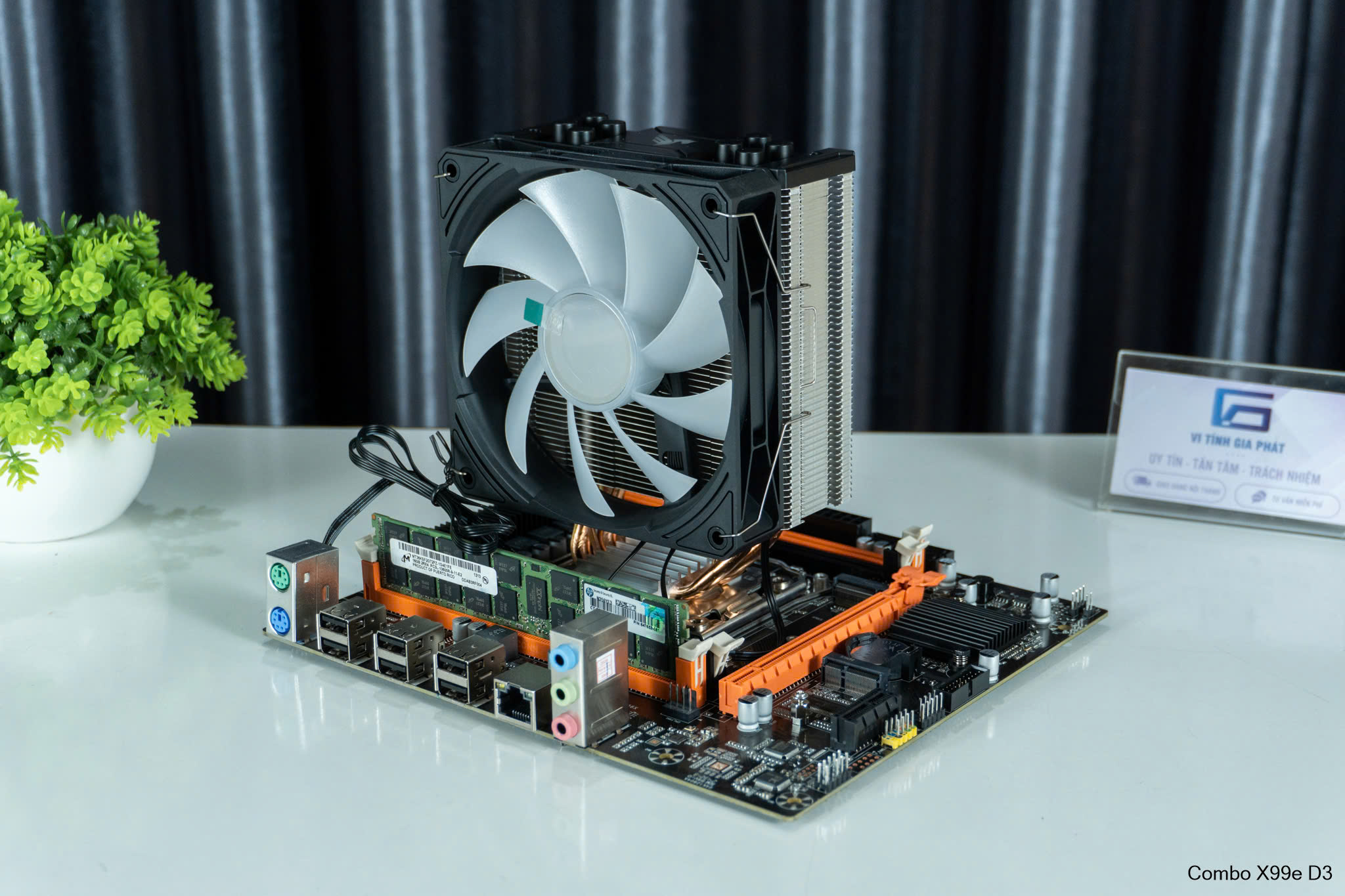 Combo X99 + CPU 2696 V3 + Ram3 32G + K400 (xung nhịp cao chiến Game , nhân luồng nhiều chạy máy ảo , Nox , Render Video)