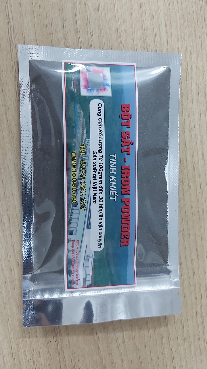 Bột sắt tinh khiết 100gram