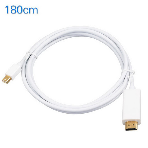 Cáp chuyển Mini DisplayPort sang HDMI 2 đầu đực dài 1.8m (Trắng)