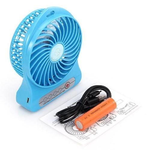 QUẠT SẠC PIN CẦM TAY 3 TỐC ĐỘ
