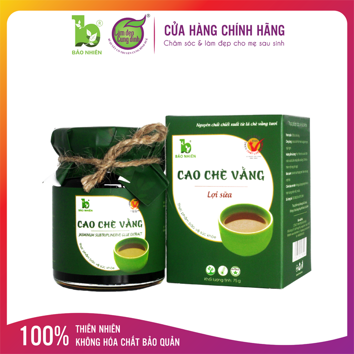 Cao Chè Vằng Lợi Sữa, Giảm Cân