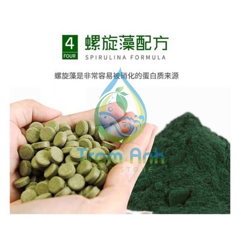 Biozym thức ăn dán kính cao cấp cho cá thủy sinh