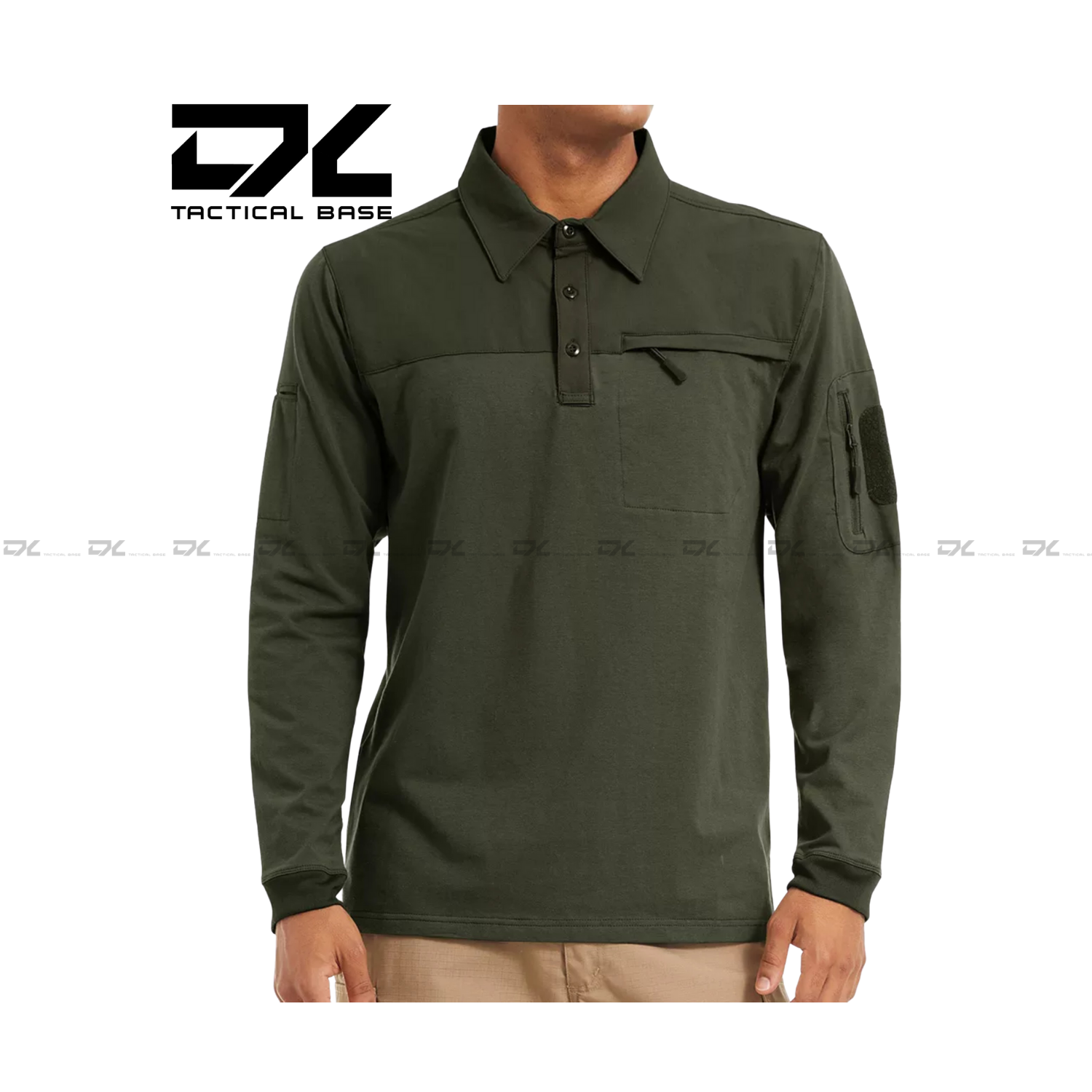Áo polo tay dài TACTICAL DX Tactic Base