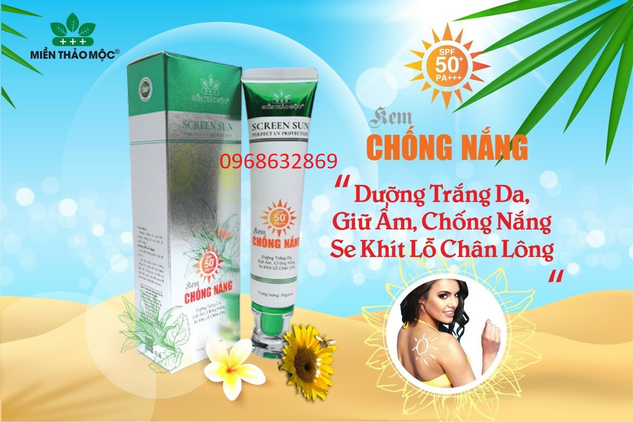 Kem chống nắng miền thảo mộc SPF 50+